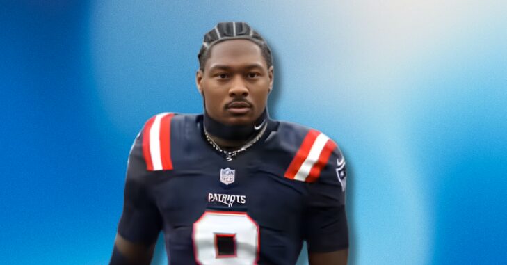 Portrait of NFL wide receiver Stefon Diggs
