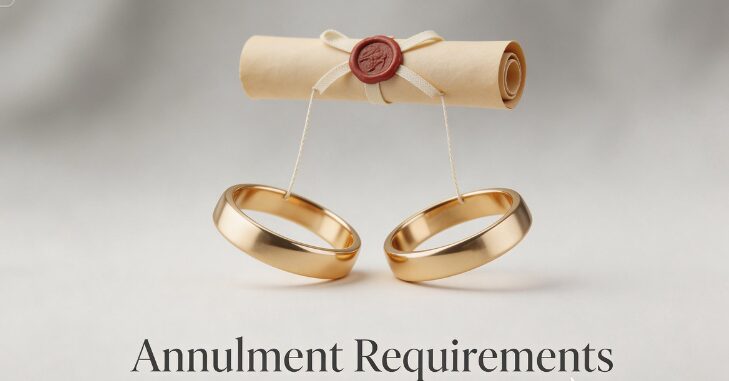 Couple meeting a lawyer to discuss an annulment