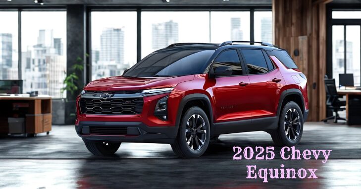 2025 Chevy Equinox parked on a suburban street