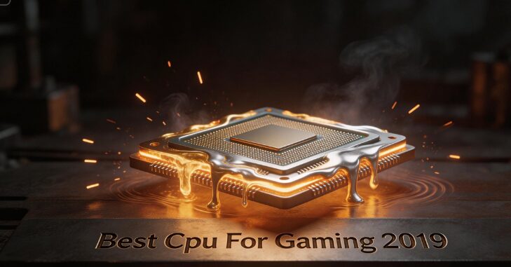 CPU seated in a motherboard socket
